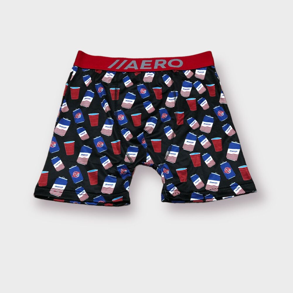 Aeropostale "Aero" Men's Boxer Briefs (NWOT) - Small | Black